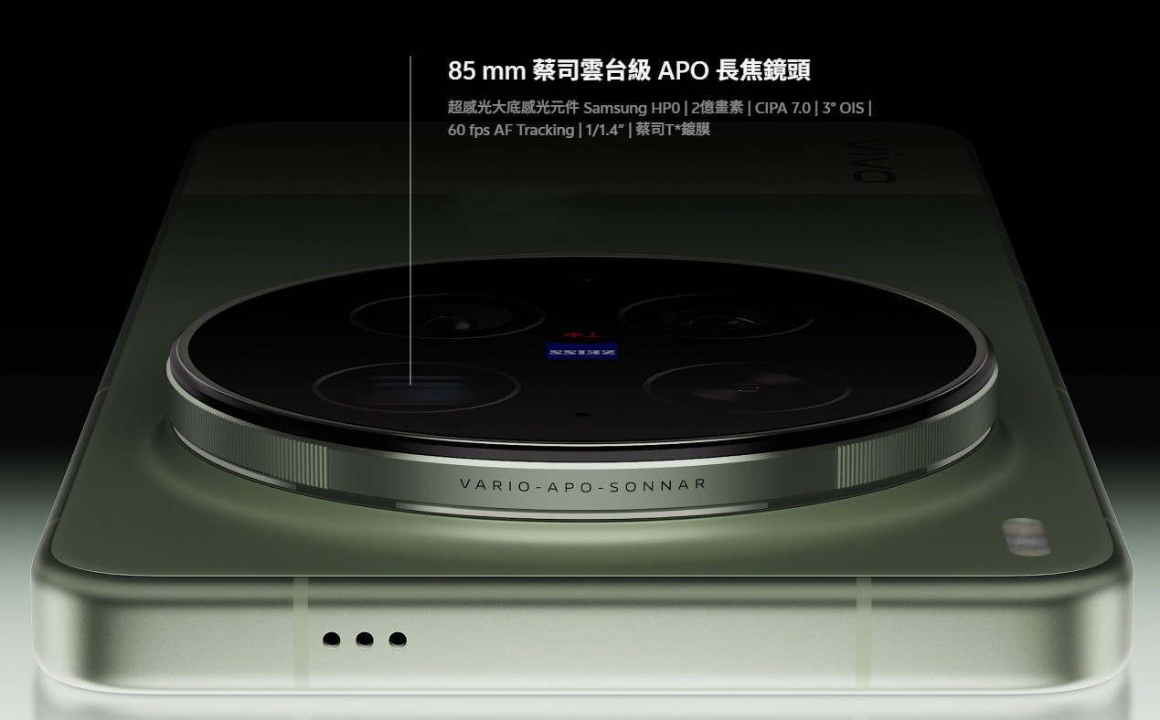 2 億畫素蔡司雲台長焦