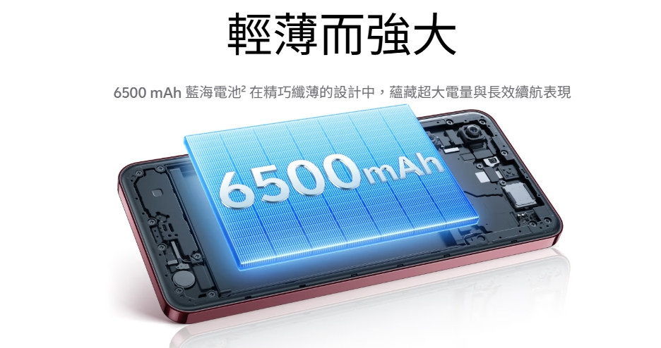 vivo Y31 5G 6500mAh 電池