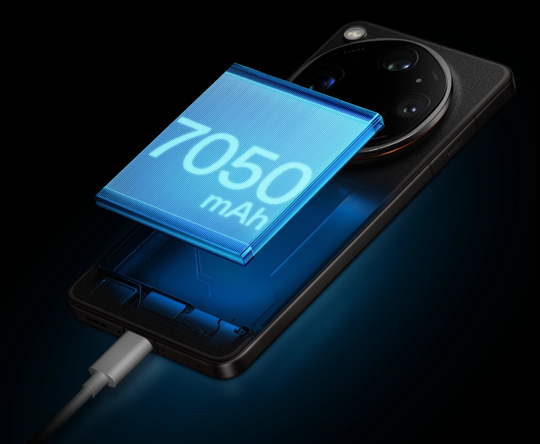 7,050mAh 巨無霸電量